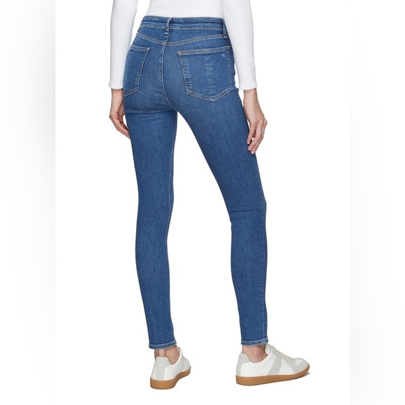 Rag & Bone High-Rise Skinny Jeans Skye Blue Size 27 B030 - Picture 7 of 7
